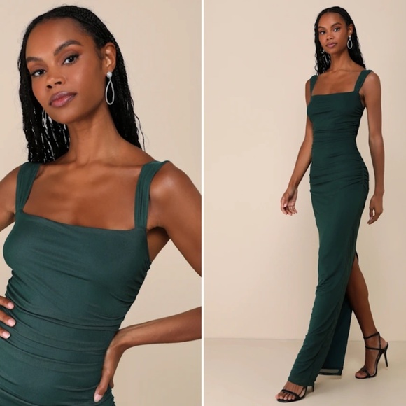 LULUS Prom Wedding Special Event Sexy Elegant Touched Bodycon Maxi Dress - Picture 1 of 6